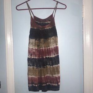Blue Sky tie dye tank top